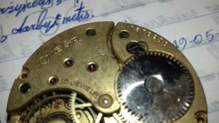VINTAGE OMEGA POCKET WATCH MOVEMENT FOR PARTS/REPAIRS 5