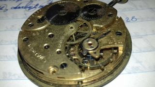 VINTAGE OMEGA POCKET WATCH MOVEMENT FOR PARTS/REPAIRS 6