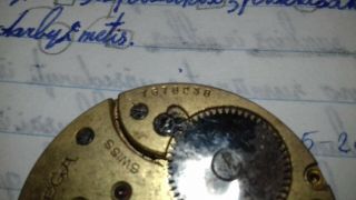 VINTAGE OMEGA POCKET WATCH MOVEMENT FOR PARTS/REPAIRS 7