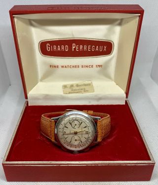 Vintage Girard Perregaux 17j Swiss Chronograph (recently Serviced)