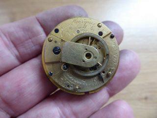 Quality Antique Fusee Pocket Watch Movement
