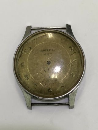 Old Men Vintage Universal Geneve 21281 Cal 262 Stainless Steel For Part