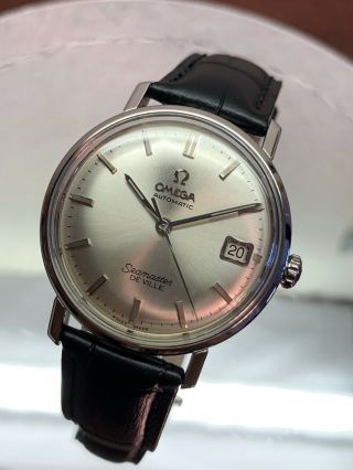 1965 Vintage Omega Automatic Seamaster De Ville Date 24 Jewels Stainless Steel