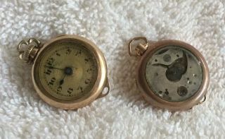 2 Vintage S.  W.  C Co.  Gf Pocket Watches Early 1900s