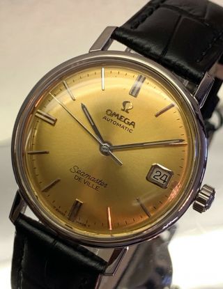 1966 Vintage Omega Automatic Seamaster De Ville 24 Jewels Stainless Steel Date