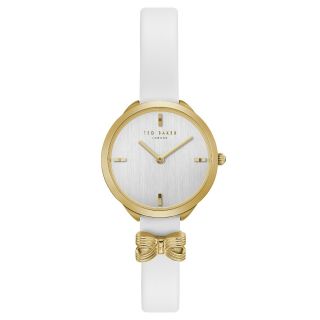 Ted Baker Elena White Leather Strap Watch - Te15198003 -