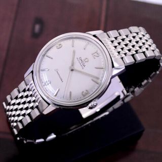 VINTAGE OMEGA SEAMASTER AUTOMATIC SILVER DIAL DRESS MEN ' S WATCH RARE ITEMS 2