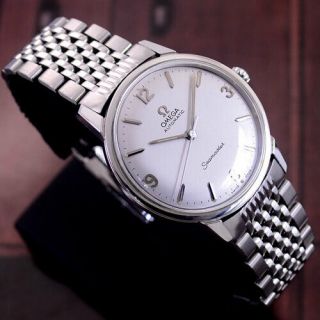 VINTAGE OMEGA SEAMASTER AUTOMATIC SILVER DIAL DRESS MEN ' S WATCH RARE ITEMS 3
