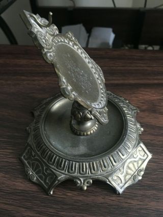 Antique Brass Bronze Pocket Watch Holder / Stand. 3