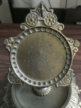 Antique Brass Bronze Pocket Watch Holder / Stand. 5