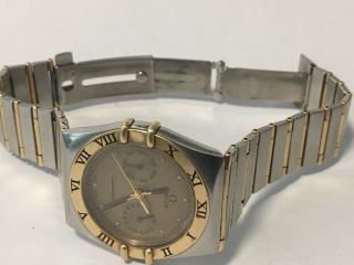 ULTRA RARE Omega Constellation Chronograph 18K Gold & Stainless Steel 11