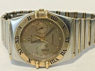 ULTRA RARE Omega Constellation Chronograph 18K Gold & Stainless Steel 2