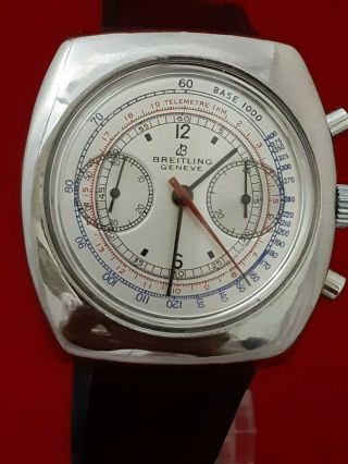 Breitleng Chronograph Service Performed Mens Watch Vintage Restored