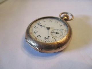 WALTHAM POCKETWATCH 0 SIZE GOLD FILLED STOCK 6 3