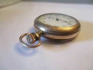 WALTHAM POCKETWATCH 0 SIZE GOLD FILLED STOCK 6 4
