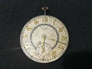 Antique Vigcanta Suizo Swiss Pocket Watch Movement 17 J Running