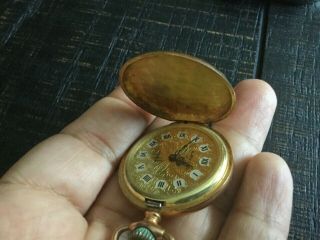 North Star Mini Small Pocket Watch Made In France 10 Microns
