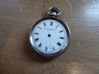 Sir John Bennett Antique Solid Silver Fob / Pocket Watch