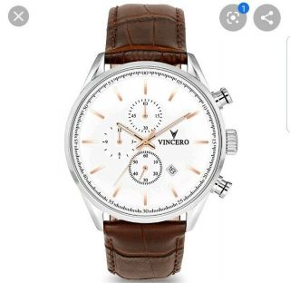 Vincero Chrono S Chronograph Boxed Luxury Italian Watch Plus