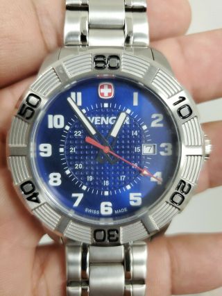 Mens 44mm Wenger Roadster 0851.  103 Swiss Army Watch