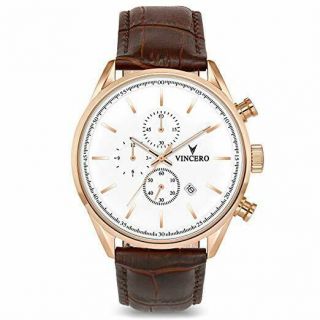 Vincero Chrono S Chronograph Boxed Luxury Italian Watch Look