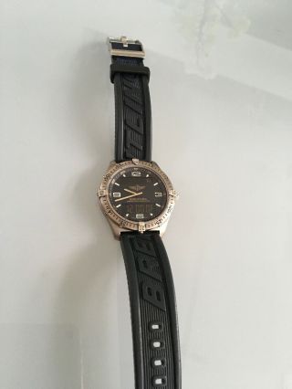 Breitling Aerospace Watch With Black Diver Band
