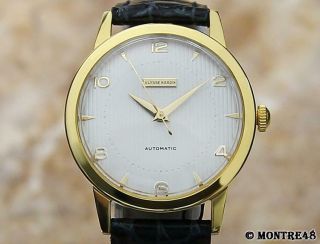 Ulysse Nardin Gold Plated Swiss Made 34mm Automatic 1960s Vintage Watch O78