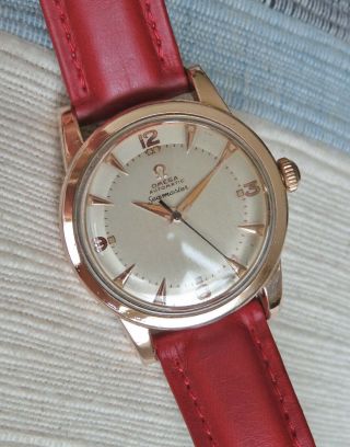 Vintage Omega Seamaster Automatic Watch,  14k Rose Gold Filled,  2577 - 351,  Runs