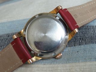 Vintage Omega Seamaster automatic watch,  14k rose gold filled,  2577 - 351,  runs 8
