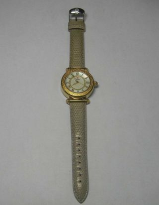 Michele Caber Topaz Gold Diamond Dial Watch MW16A41B1963 11