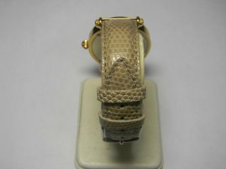Michele Caber Topaz Gold Diamond Dial Watch MW16A41B1963 5