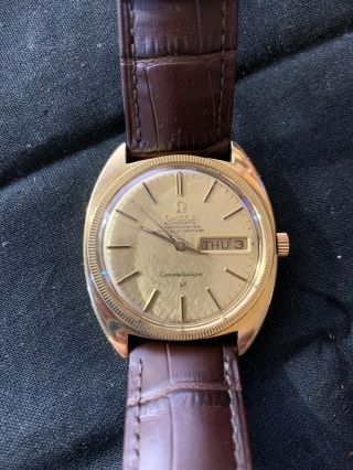 Vintage Omega Constellation Cal.  751 Daydate Cappedgold Automatic Mens Watch