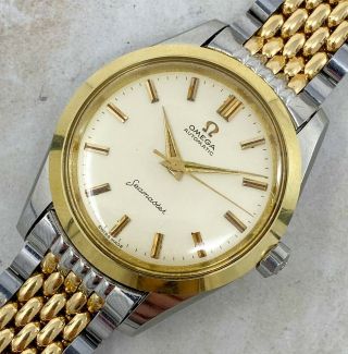 Vintage Omega Seamaster Automatic Wristwatch Two - Tone Ref.  2975 - 2 NR 2