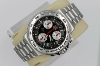 Tag Heuer CAC111B.  BA0850 Indy 500 Formula One Watch Mens Chronograph BLACK RED 6