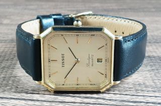 Vintage Tissot Boutique Gold Plated Quartz Mens Swiss Watch