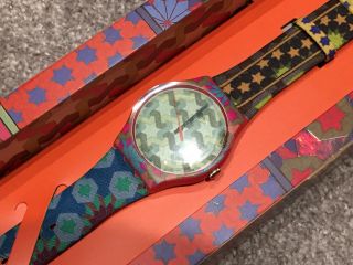 Swatch Art Special Sliding Doors Watch Suoz185s Limited 629/4567 Mens/ladies