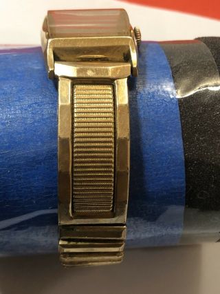Vintage Mens Hamilton 19j 753 14k Gold Filled Watch 7