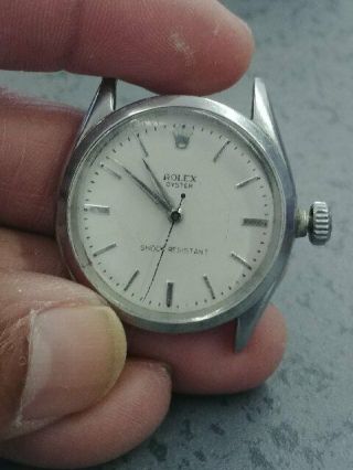 Vintage Rolex Oyster Watch 6480 Parts - Repair Head Only