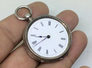 Fantastic Antique Victorian Solid Silver Pocket Watch Fob