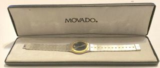 Vintage Movado Museum Watch Quartz Swiss Made