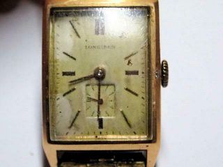 Longines Wittnauer Vintage 1945 Hand Wind Mechanical Mens Watch Runs