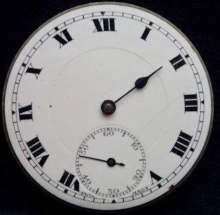 Fine Micrometer Regulator 16 Size Open Face Pocket Watch Movement circa 1900 3