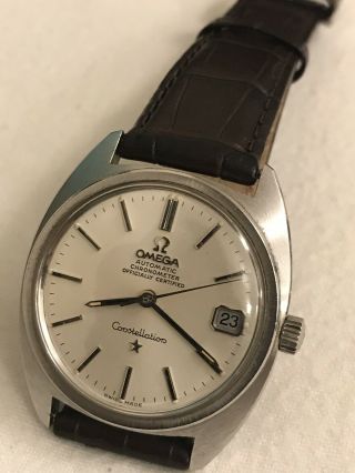 Vintage Gents Omega Constellation Chronometer Automatic Stainless Steel