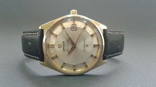 Vintage Omega Constellation Pie - Pan 14k Gold & Steel Automatic Watch Ca.  1960 