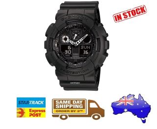 Casio G - Shock Analogue/digital Mens Black Xl Watch Ga100 - 1a1 Ga - 100 - 1a1dr