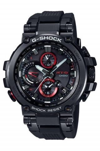 Casio G - Shock Mt - G Bluetooth | Solar Power | Atomic Time Watch | Mtgb1000b - 1a