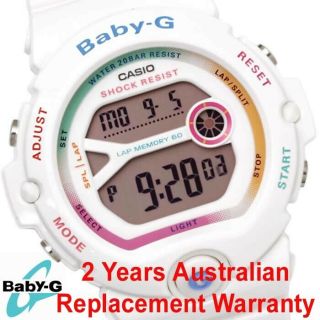 Casio Baby - G Runner Digital Watch Bg6903 - 7c White Bg - 6903 - 7cdr 2 - Years