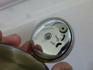 Vintage Cesar Renfer Albrecht Swiss Brevet Pocket Watch Alarm for Parts/Repair 5