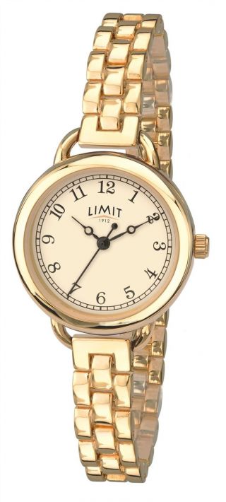 Limit Ladies Vintage Design Gold Tone Bracelet Watch 6234