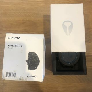 Pre Owned NIXON 51 - 30 Watch With Rubber Strap.  NEEDS BATTERY 3